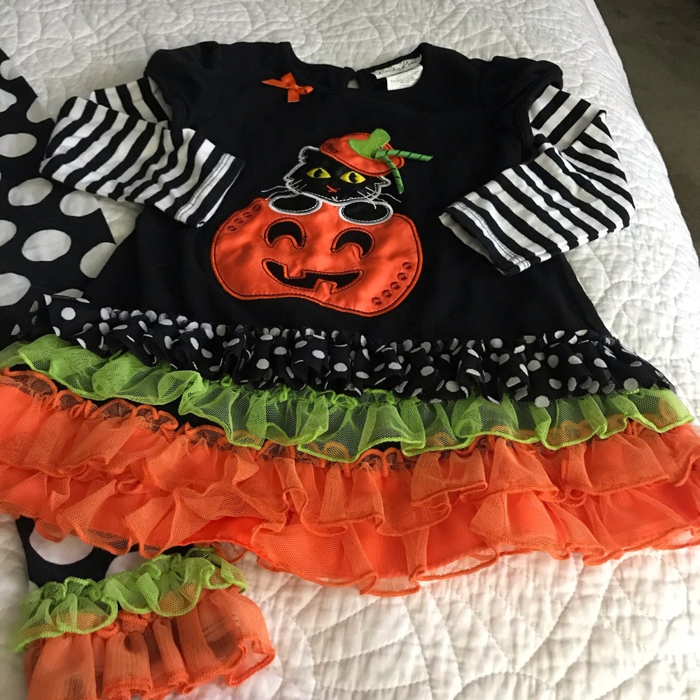 Emily Rose Girl’s Pumpkin Outfit